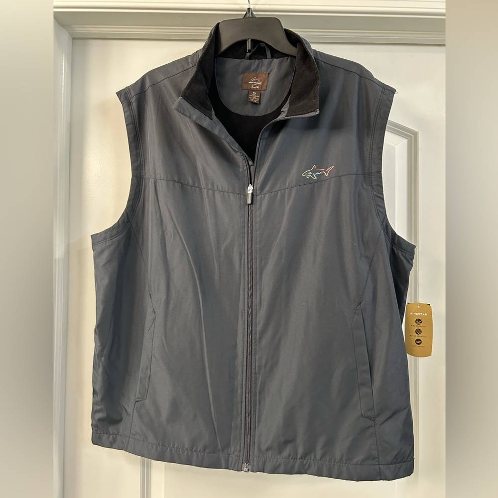 Greg Norman NWT Storm Gray Zip-Up Sleeveless Vest Men’s Size XL